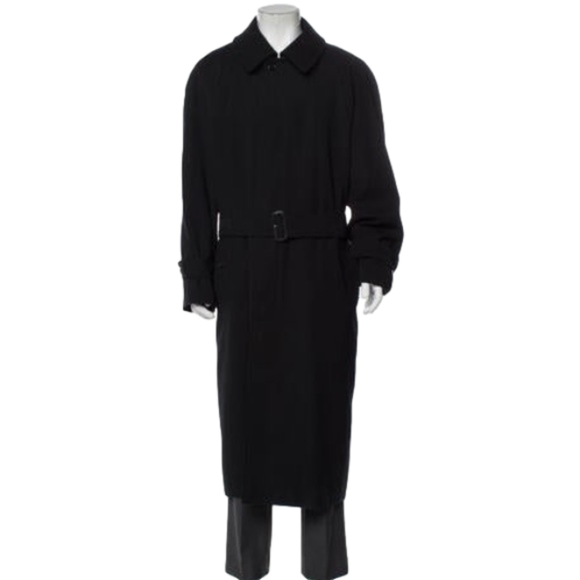 Burberry Other - Burberry London Men’s Long Black Wool Trench Coat